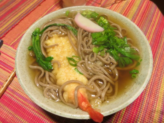 Lucky soba"toshikoshi" noodles (buckwheat)